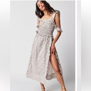 For Love And Lemons Floral High Low Dress